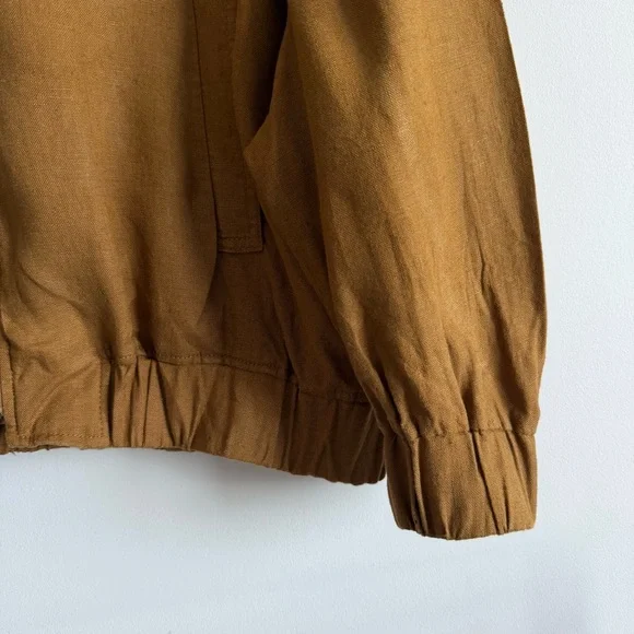 Zara Oversized linen Jacket - Picture 4 of 10